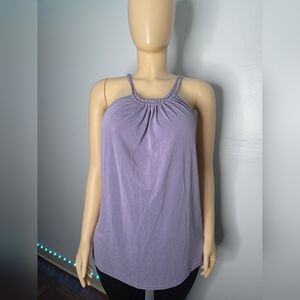 Green Envelope Light Purple Double-Strap Top Size US/L